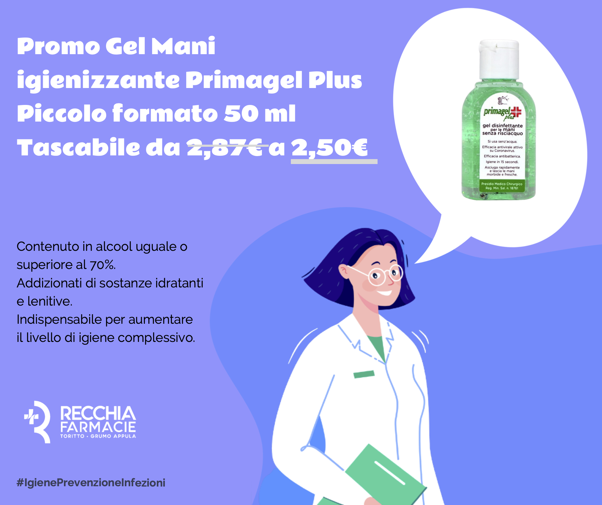 Prevenzione, igiene e salute, tanti i prodotti in Promo presso le Farmacie  Recchia - Recchia Farmacie