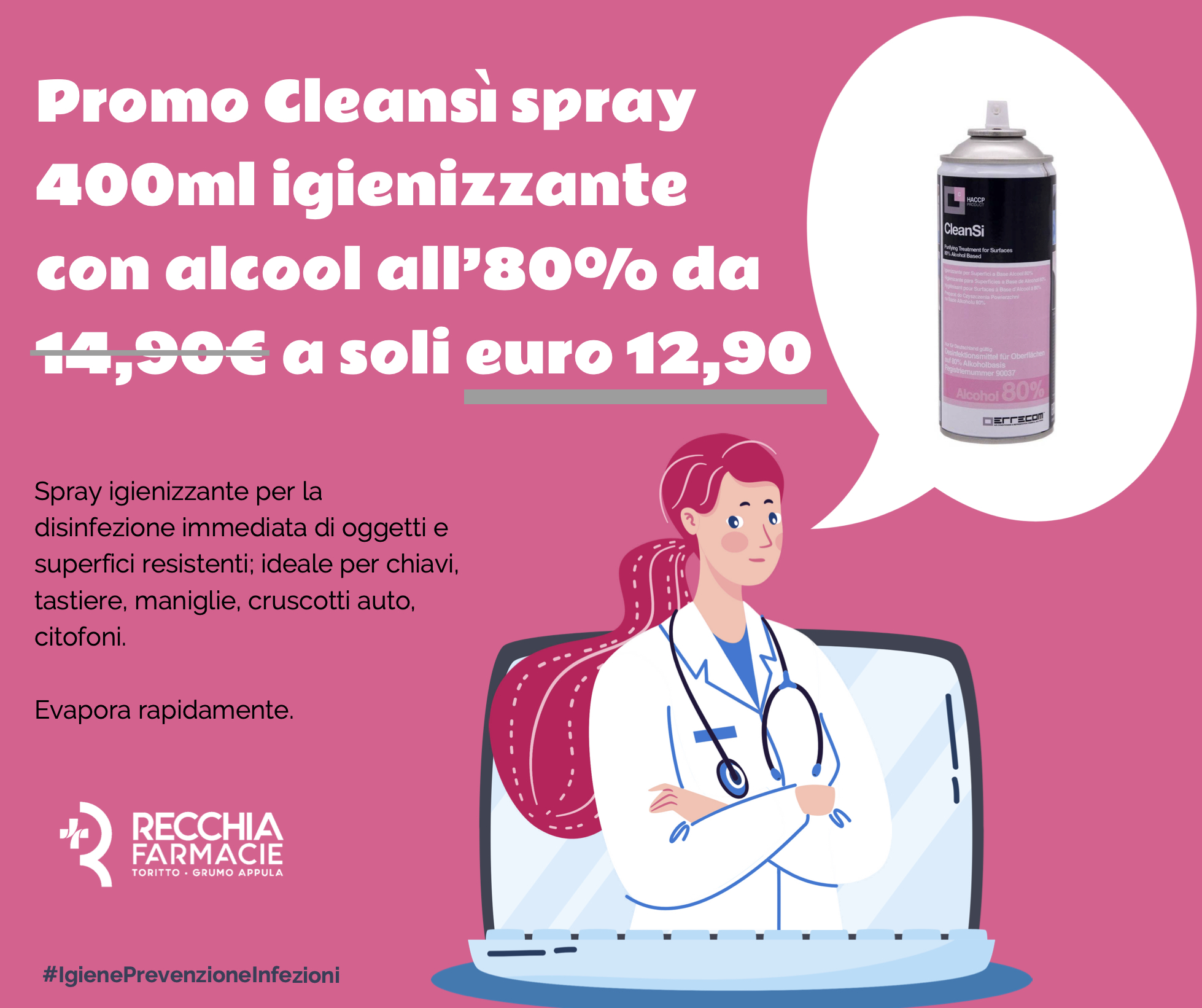 Prevenzione, igiene e salute, tanti i prodotti in Promo presso le Farmacie  Recchia - Recchia Farmacie